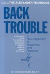 Back Trouble by Deborah Caplan (1987, Paperback)