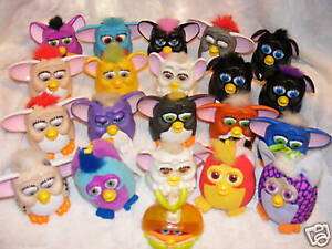 26 McDonalds Kids Happy Meal Plastic Furby Toys Lot