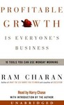 Profitable Growth Is Everyone's Business by Ram Charan (2004, Unabridged, Audio Cassette)