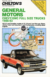 Chilton's Chevy/Gmc Full Size Trucks 1988-93 Repair Manual (1994)