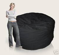 6 ft Black Twill Comfy Sack       6Tblk