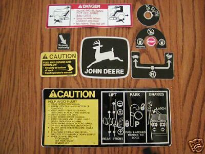 John Deere 318-420 Tractor Decal Set