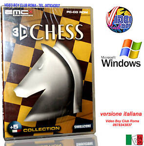 Dettagli su 3D CHESS GIOCO DI SCACCHI PC GAME CD ROM WINDOWS NUOVO