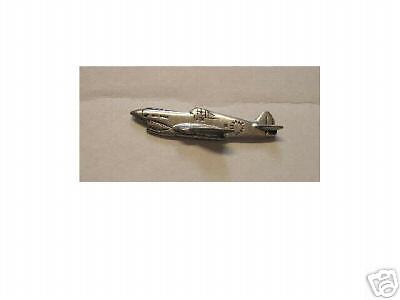 AIRCRAFT HAT PIN  P 40 WARHAWK   FLYING TIGERS MARKINGS  