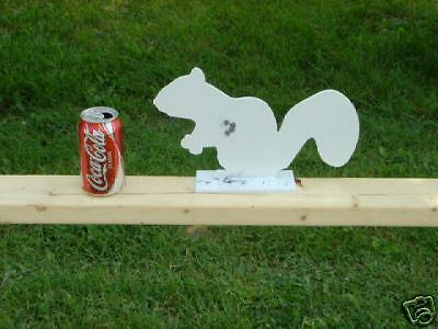 Steel Squirrel Silhouette Target   1 Piece 1/4 Steel  