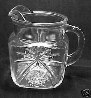 EARLY AMERICAN PRESCUT EAPC JUICE PITCHER SQUARE 40 OZ  