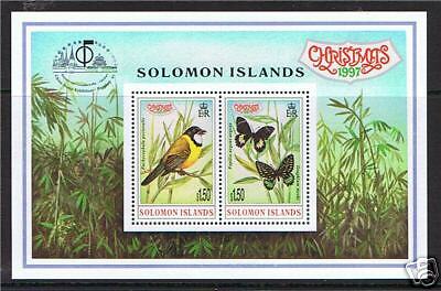 Solomon Is 1997 Birds/Butterflies Christmas SG 902 MNH  