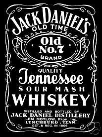 Jack Daniels Sour Mash Whiskey #7`Metal Sign`Free To US  