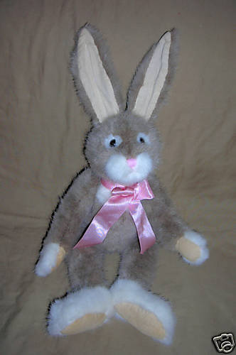 plush BUNNY RABBIT HOPSCOTCH by RUSS SIZE 19 INCH  