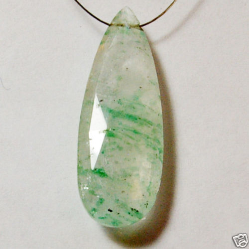 Grapolite Faceted Large Long Pear Briolette Bead (1)  