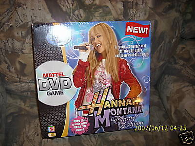Disney Hannah Montana DVD Game Encore Edition NIB