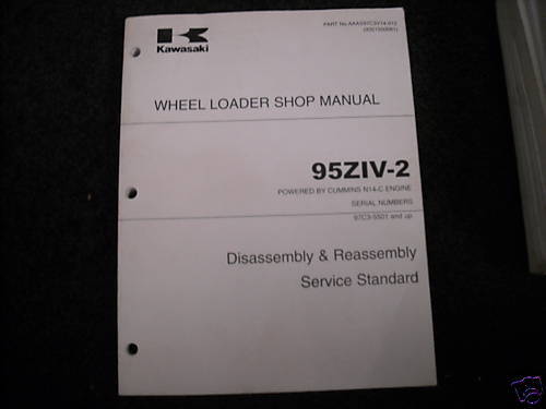 Kawasaki 95ZIV 2 shop manual  