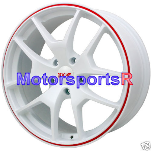 18 XXR 518 White Rims 06 08 09 10 11 VW Jetta Passat CC  