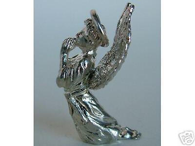 RARE MINIATURE SOLID STERLING SILVER ANGEL FIGURINE NEW  