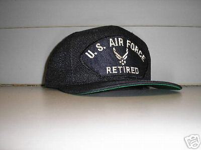 VETERAN BALL CAP U.S. AIR FORCE RETIRED   NEW EMBLEM  