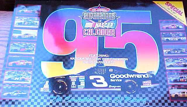 16th Annual Superstars of Nascar 1995 Calendar UNUSED  