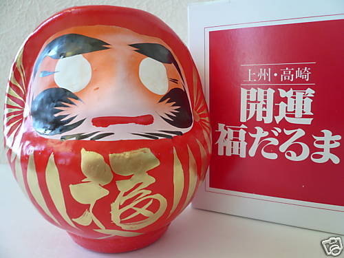 Japanese 4.5 Good Luck Red Daruma Doll/7002  
