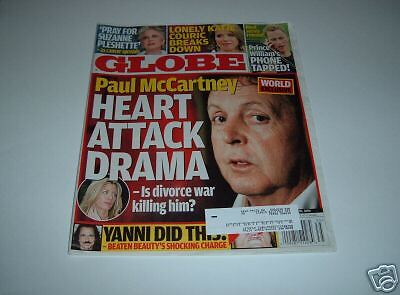 Globe Paul McCartney Yanni Katie Couric Prince William