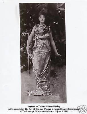 THOMAS WILMER DEWING Hymen Photograph PUBLISHED NR  