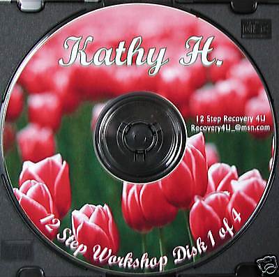 12 Step Workshop * 4 CD set * Al Anon Speaker Kathy H  