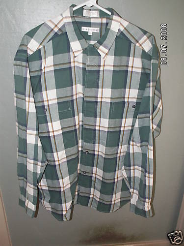 CLAIBORNE   XL   CASUAL DRESS SHIRT  