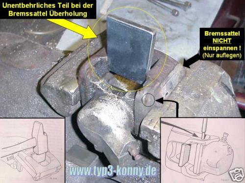 Spezial Werkzeug Keile Renault R4 R6 Bremssattel