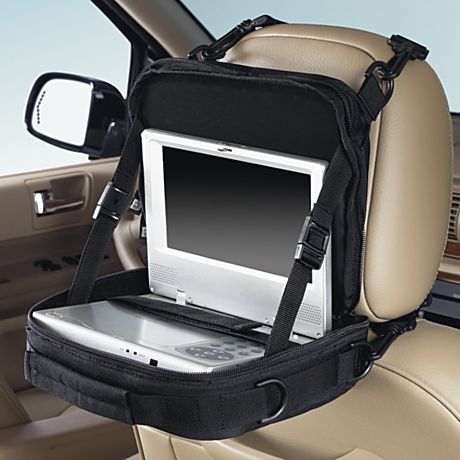 PORTABLE DVD PLAYER CASE 7  in CAR MOUNT * TRAVEL KIT  