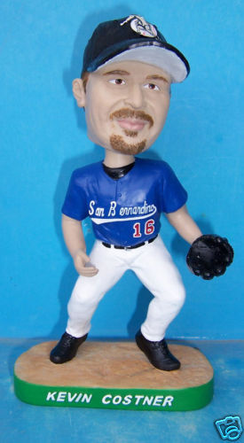 Kevin Costner IE 66ers / Dodgers Bobble Bobblehead SGA  