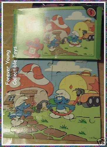 Texaco SMURFS   SCHTROUMPF puzzle  Applause 24 pcs #8  