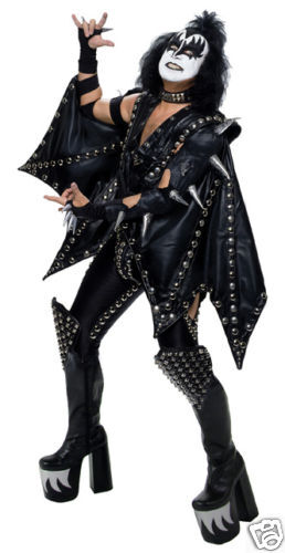 KISS GENE SIMMONS ALIVE HALLOWEEN DELUXE COSTUME   adult  