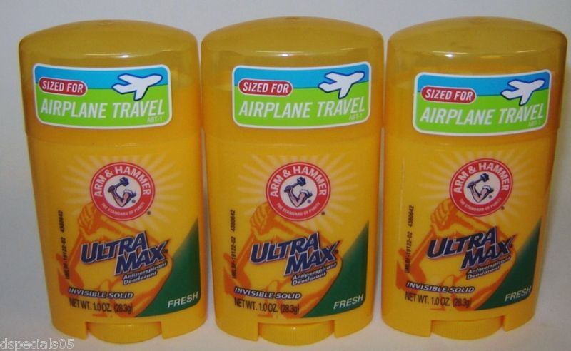 Arm & Hammer Ultra Max Invisible Deodorant 1oz Each FRESH  