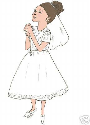 12 Personalized First Holy Communion cards Thank you  