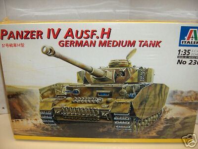 ITALERI 1/35 PANZER IV AUSF H GERMAN MODEL KIT TANK  