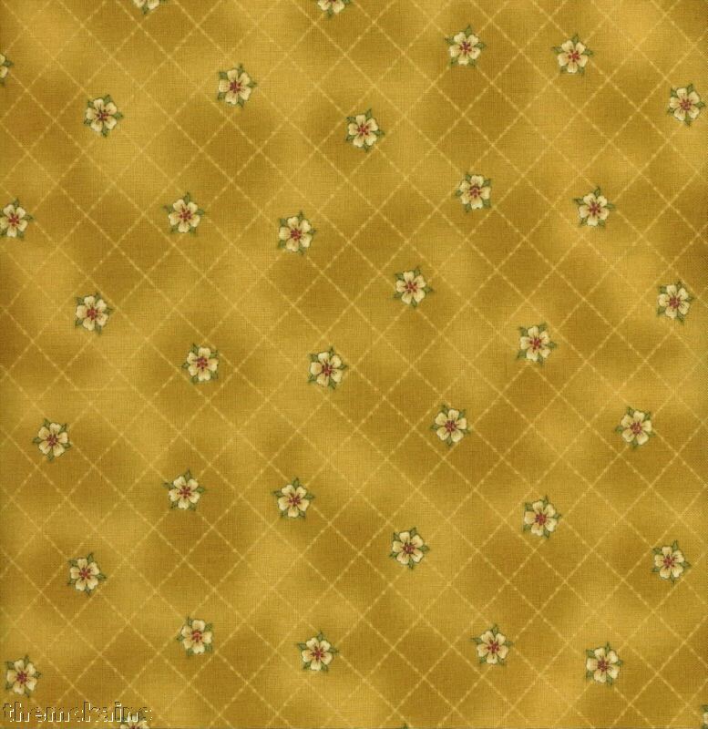 Strawberry Splendor Maywood Fabric 1642 A Tan 1 2 Yd