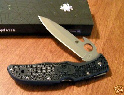 SPYDERCO New Endura Plain Edge VG 10 Blade W/Wave Knife/Knives  