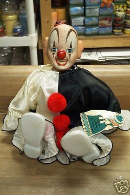 VICTORIA ASHLEA PORCELAIN DOLL MUSICAL THE CLOWN RARE  