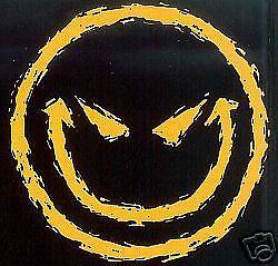 710 Smiley Face Heat Transfer T Shirt Fabric Iron On  
