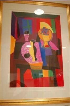 MARCEL MOULY, Nappe Rose litho, SPECIAL OFFERING  