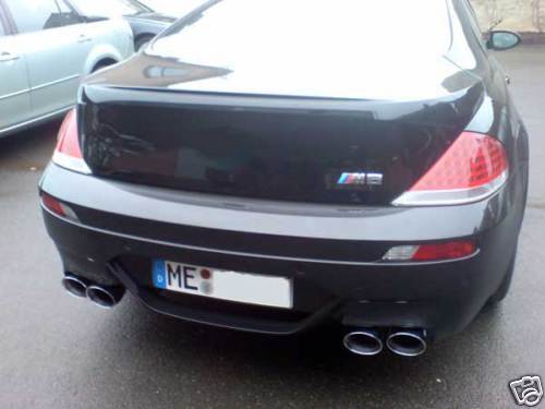 Endschalldämpfer 4 Rohr Auspuff BMW 6er E63 E64 M6  