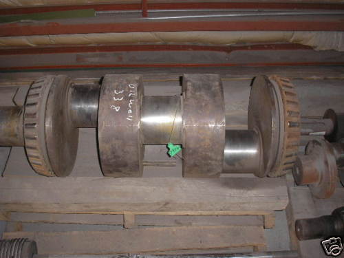 OILWELL 338 TRIPLEX PUMP GOOD USED CRANKSHAFT  