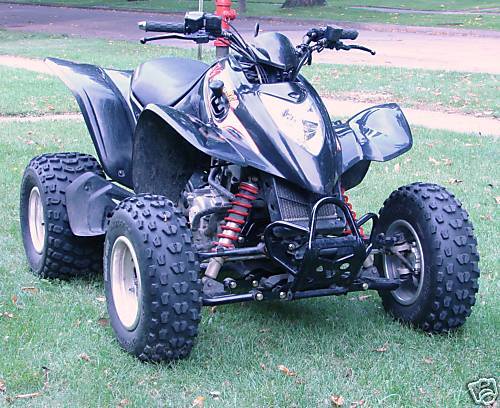 Kymco Mongoose 250 A arms & Shocks Widening & Lowering  