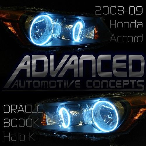 08 09 Honda Accord 8K Headlight hid HALO Demon Eye Kit  