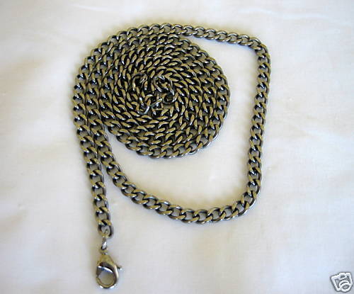 Solid Stainless Steel Cuban Link chains 30  3 for $10  