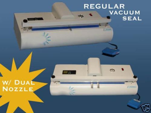 20 Nozzle Vacuum Sealer with Gas Purge Seal Vacuum Bag  