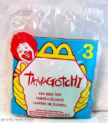 McDONALDs 1997 TAMAGOTCHI KEY RING TOY #3 NIP  