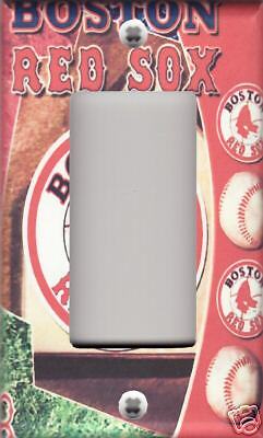 Boston Red Sox Single GFI Light Switch Plate Cover  