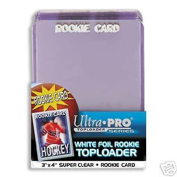 Ultra.Pro White Rookie Toploader (25pcs)For Sports card  