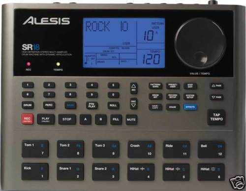 Alesis SR18 SR 18 Portable Pro Drum Machine New