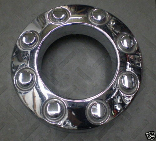 FORD F250 FACTORY OE CHROME CENTER CAPS OPEN 8 LUG (2)  