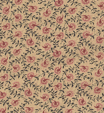 Somerset Flowers Reproduction Print Quilt Fabric 1 Yd  